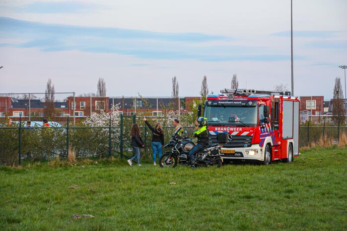 Brand op terrein voetbalvereniging