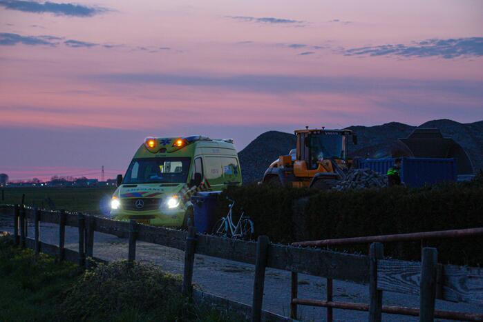 Traumahelikopter landt voor incident in woning