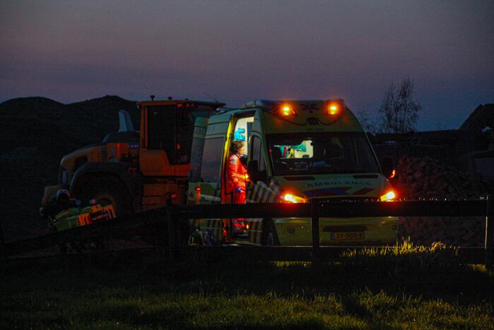 Traumahelikopter landt voor incident in woning