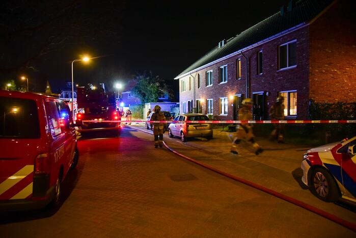 Uitslaande brand in slaapkamer