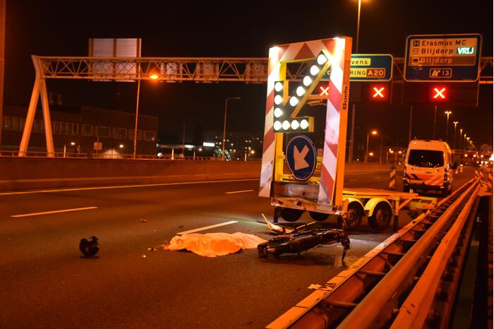 Motorrijder overleden na ernstig ongeval