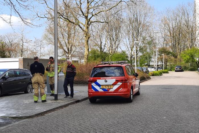 Gaslucht waargenomen in flatgebouw