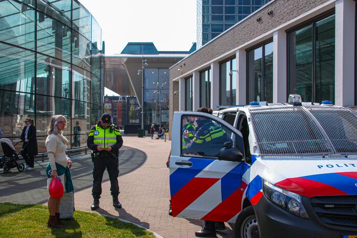 Grote drukte bij demonstratie