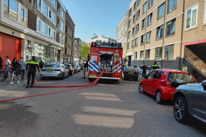 Veel rook bij uitslaande brand in restaurant