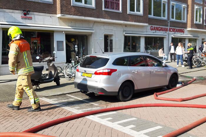 Veel rook bij uitslaande brand in restaurant