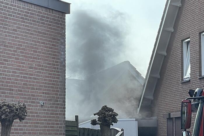 #Erp Uitslaande brand in schuur bij woning Steengraaf Erp.