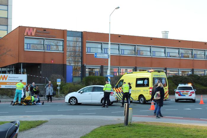 Fietser gewond bij ongeval met auto