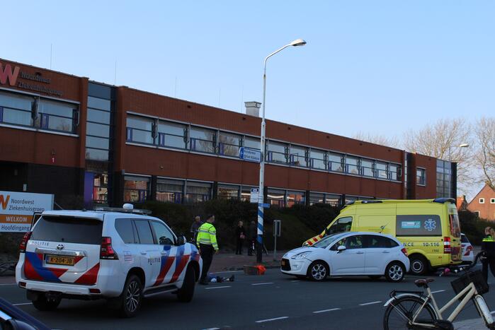 Fietser gewond bij ongeval met auto