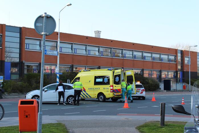 Fietser gewond bij ongeval met auto