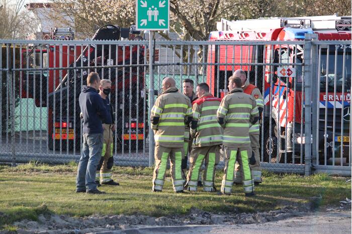 Gaslek door werkzaamheden