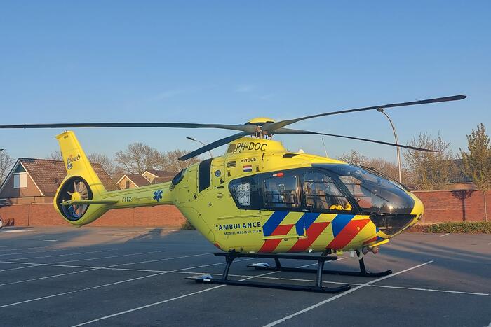 Traumahelikopter ingezet voor incident in woning