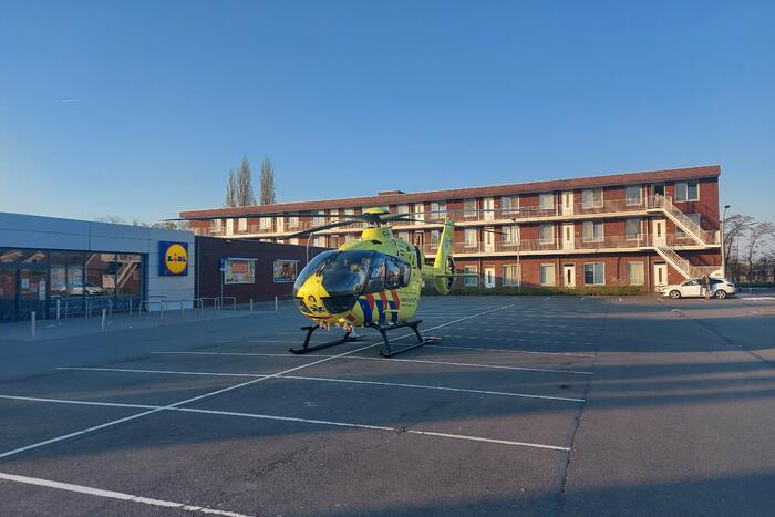 Traumahelikopter ingezet voor incident in woning