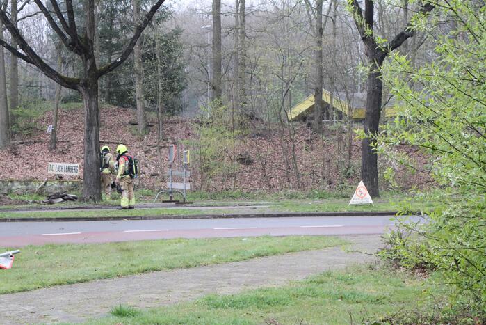 Gasleiding geraakt bij werkzaamheden