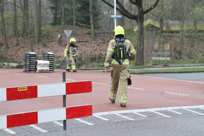 Gasleiding geraakt bij werkzaamheden