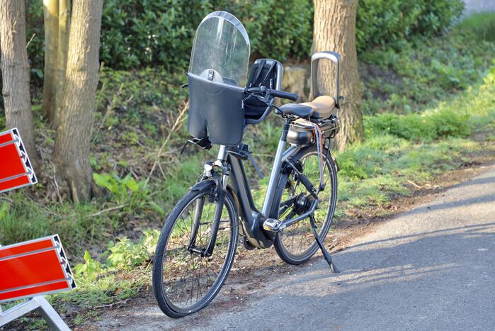 Fietsers botsen op elkaar