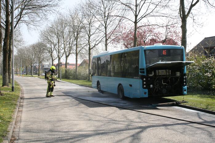 Veel rook bij brand in stadsbus