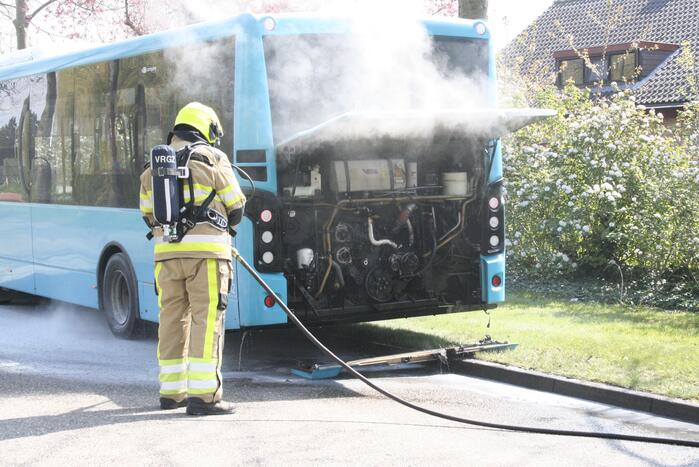 Veel rook bij brand in stadsbus