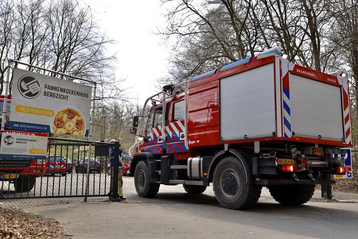 Veel rook bij brand op militair oefenterrein