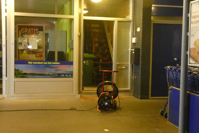 Winkelpand vol rook door verkeerde knop