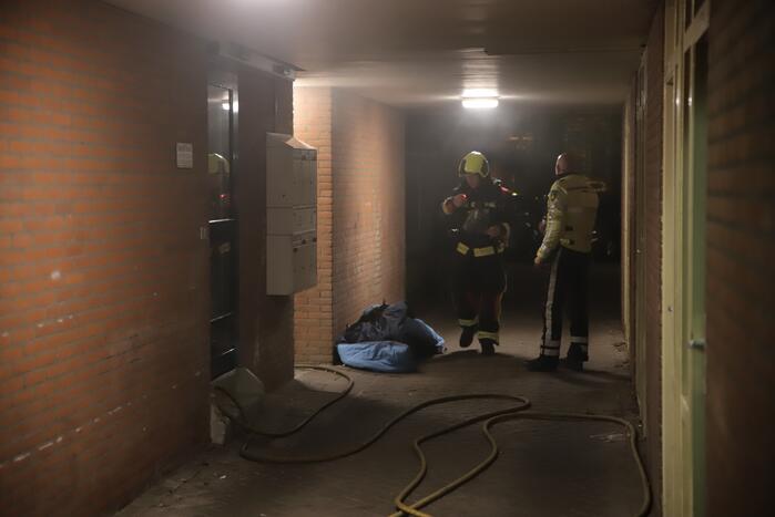 Veel rookontwikkeling bij woningbrand