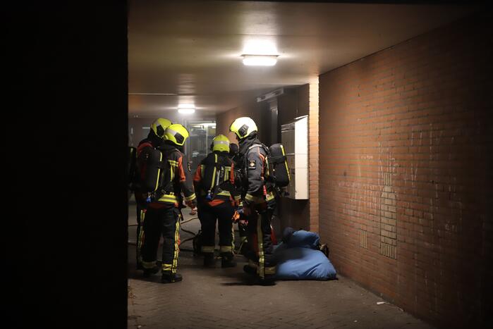 Veel rookontwikkeling bij woningbrand