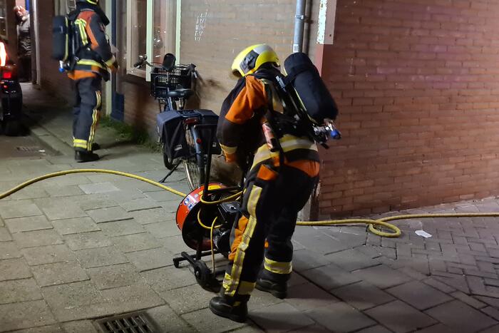 Veel rookontwikkeling bij woningbrand