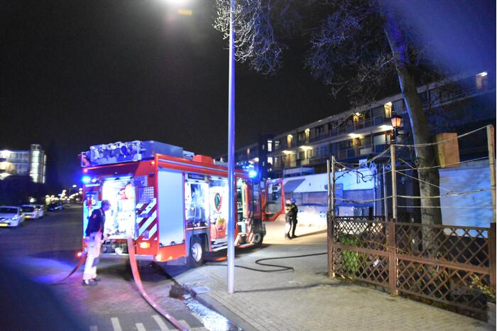 Matras vliegt in brand