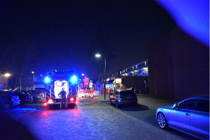 Matras vliegt in brand