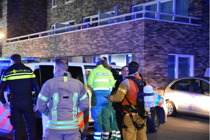 Matras vliegt in brand