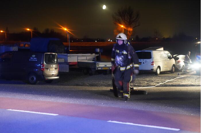 Grote uitslaande brand in duiventil