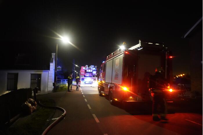 Grote uitslaande brand in duiventil