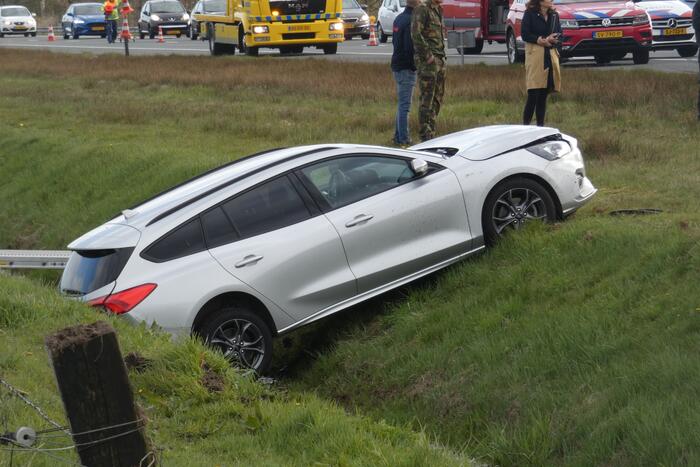 Zwaar ongeval tussen drie voertuigen
