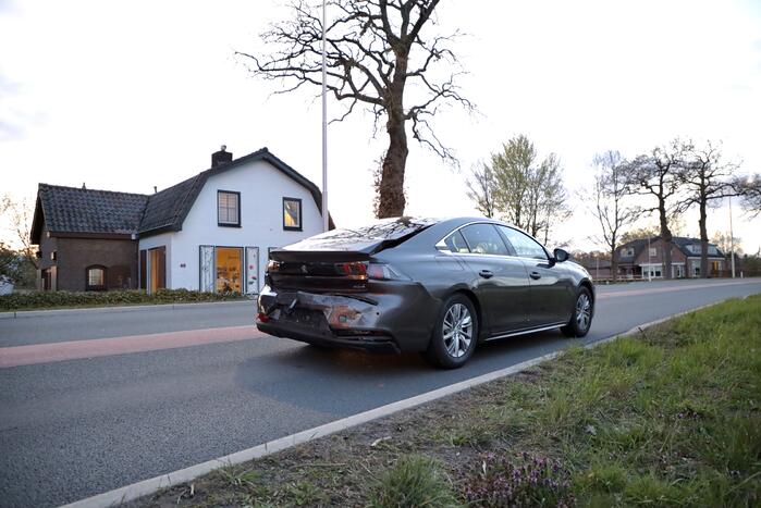 Kopstaart botsing door overstekend eendje