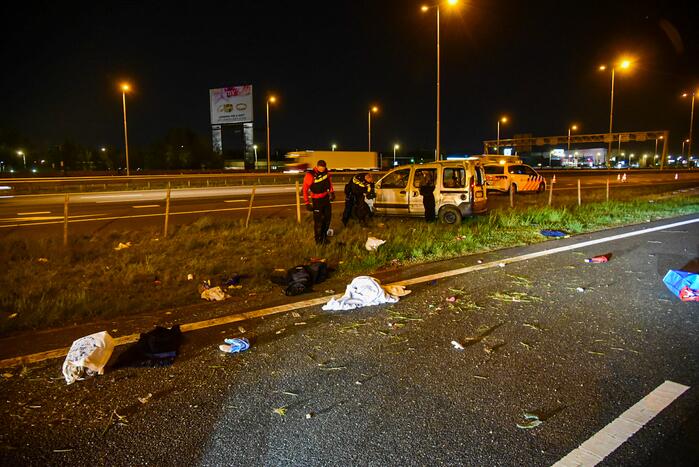 Twee gewonden achtergelaten na ernstig ongeval