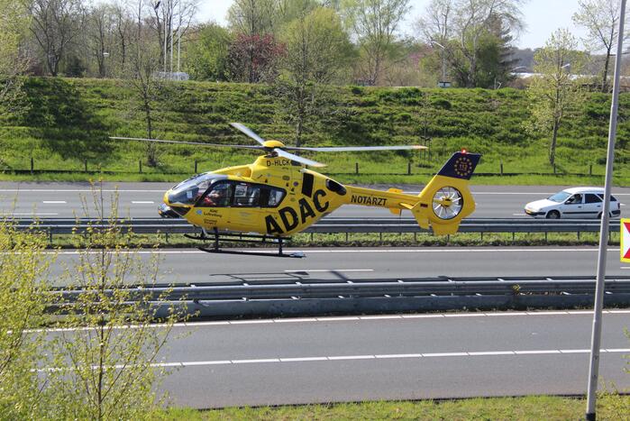 Zeer ernstig verkeersongeval op snelweg