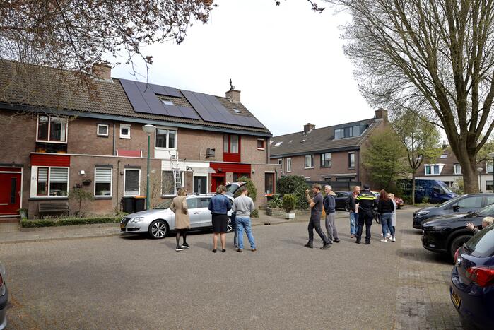 Brand op dak tijdens werkzaamheden