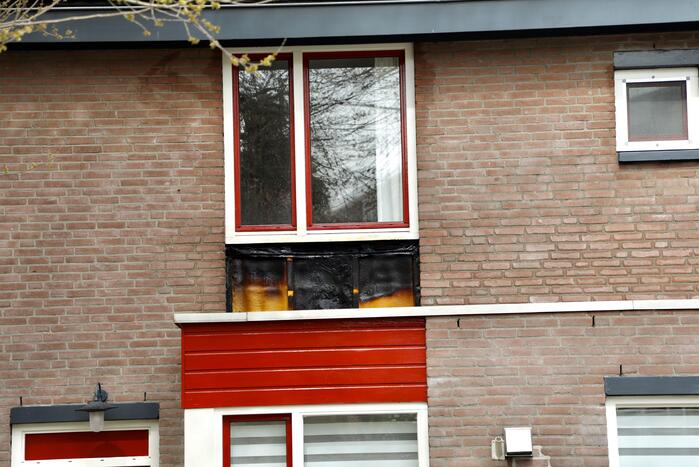 Brand op dak tijdens werkzaamheden