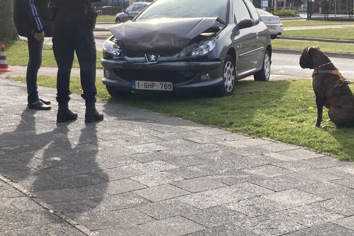 Kind nagekeken na kop-staart botsing