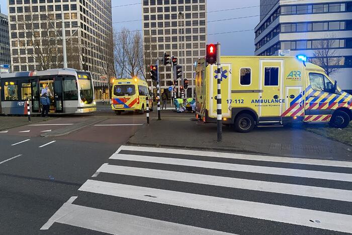 Tramverkeer tijdelijk plat door incident naast spoor