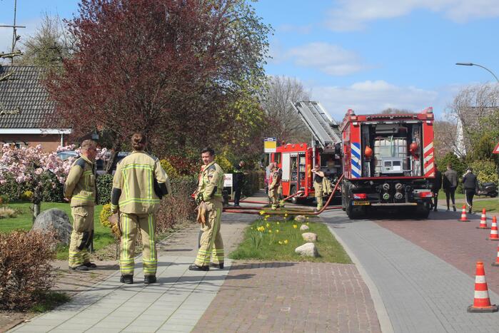Brand bij verhuisbedrijf