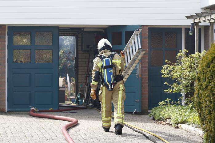 Brand bij verhuisbedrijf