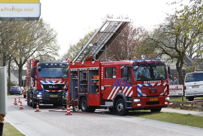 Brand bij verhuisbedrijf