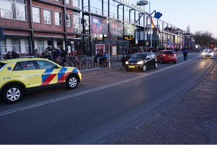 #Groningen Scooterrijder gewond door ongeval Trompsingel Groningen.
