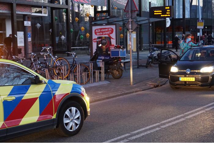 Scooterrijder gewond door ongeval