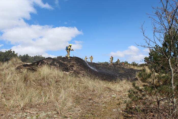 Stuk natuurgebied getroffen door brand