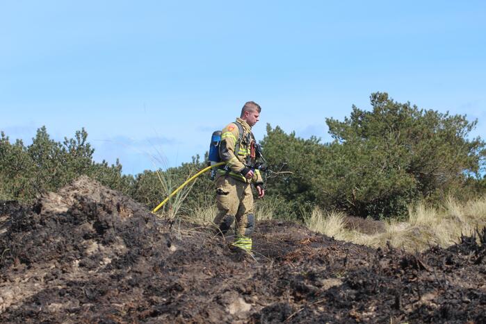 Stuk natuurgebied getroffen door brand