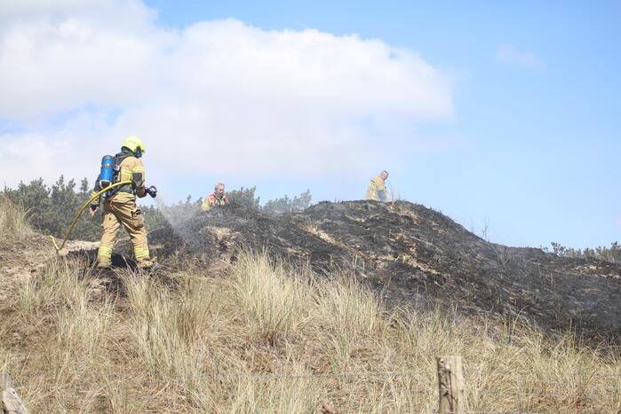 Stuk natuurgebied getroffen door brand