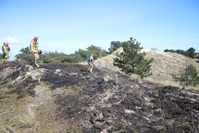 Stuk natuurgebied getroffen door brand