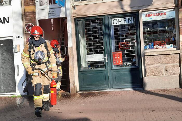 Brand in Hotel Tamara snel gedoofd