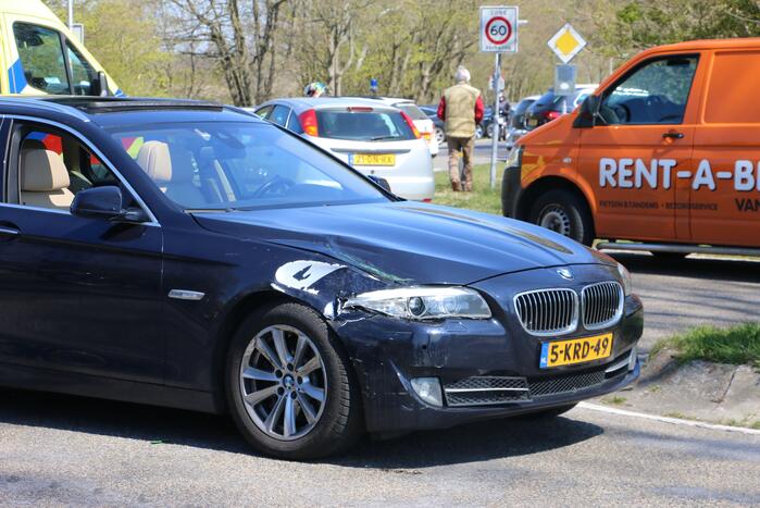 Motorrijder gewond na ongeval met personenauto